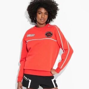 Blokecore Sporty-chic Formula 1 'Pit Crew' Streetwear Sweatshirt Size XS